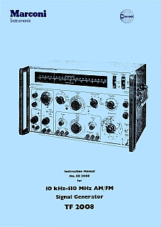 Marconi TF2008 RF Generator